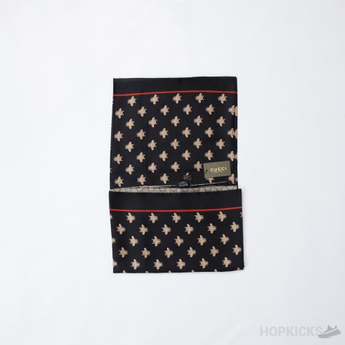 modal silk shawl with gg bees motif